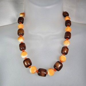Smores Necklace Earrings Handmade Vintage Stretch Camping Jewelry Novelty